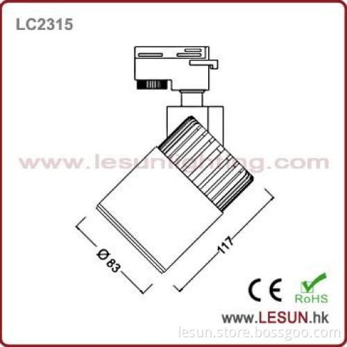 2700~6000k optional sharp cob led track lights AC100-240V LC2315